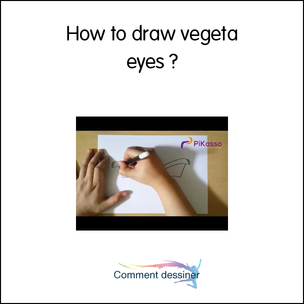 How to draw vegeta eyes